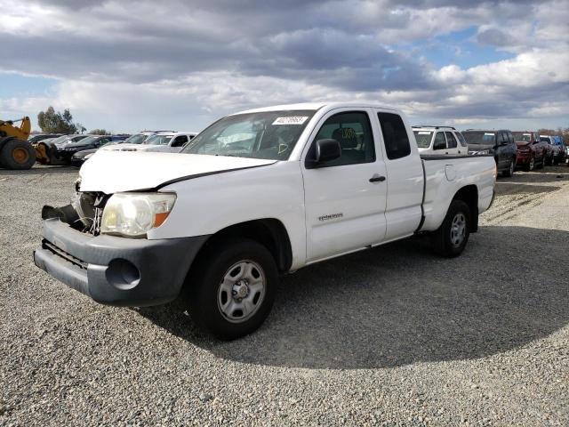 5TETX22N78Z491367 - 2008 TOYOTA TACOMA ACCESS CAB WHITE photo 1