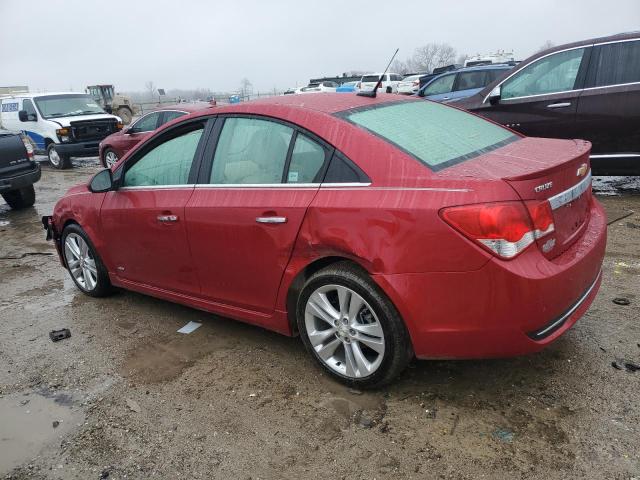 1G1PH5SC2C7183563 - 2012 CHEVROLET CRUZE LTZ RED photo 2