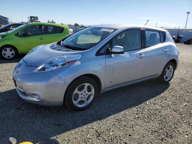 JN1AZ0CP7BT009446 - 2011 NISSAN LEAF SV SILVER photo 1