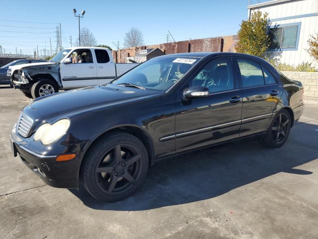 WDBRF64J52F260551 - 2002 MERCEDES-BENZ C 320 BLACK photo 1