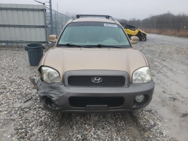 KM8SC13E74U693804 - 2004 HYUNDAI SANTA FE GLS BROWN photo 4