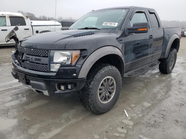 1FTEX1E60AFD59948 - 2010 FORD F150 SUPER CAB BLACK photo 1