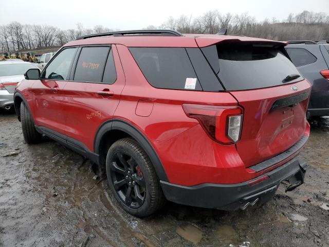 1FM5K8GC3PGA61399 - 2023 FORD EXPLORER ST RED photo 2