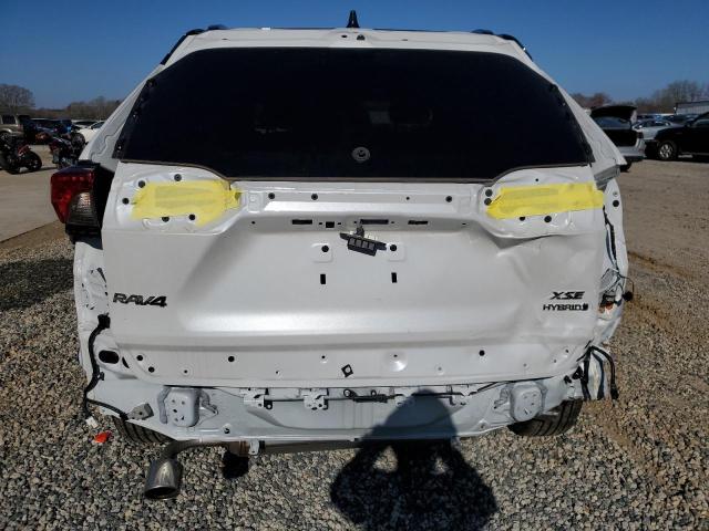 4T3E6RFV9PU126312 - 2023 TOYOTA RAV4 XSE WHITE photo 6