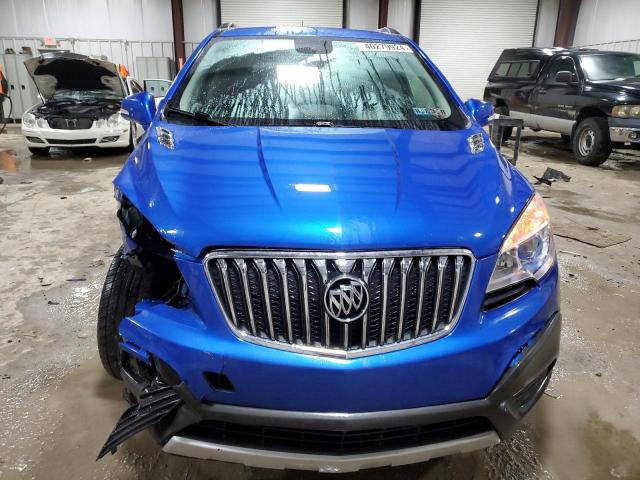 KL4CJESB4FB214910 - 2015 BUICK ENCORE BLUE photo 5