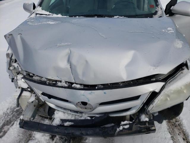 2T1BU4EE3BC634159 - 2011 TOYOTA COROLLA BASE SILVER photo 11