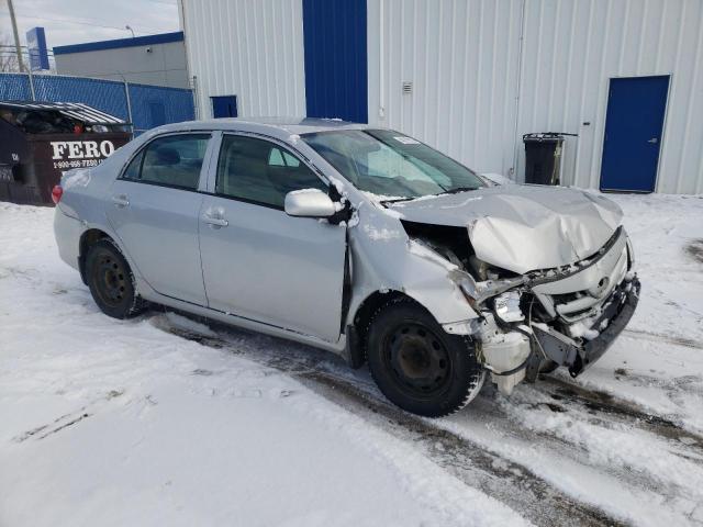 2T1BU4EE3BC634159 - 2011 TOYOTA COROLLA BASE SILVER photo 4