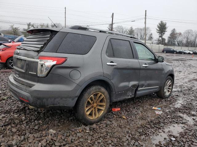 1FM5K7D81FGB36562 - 2015 FORD EXPLORER XLT GRAY photo 3