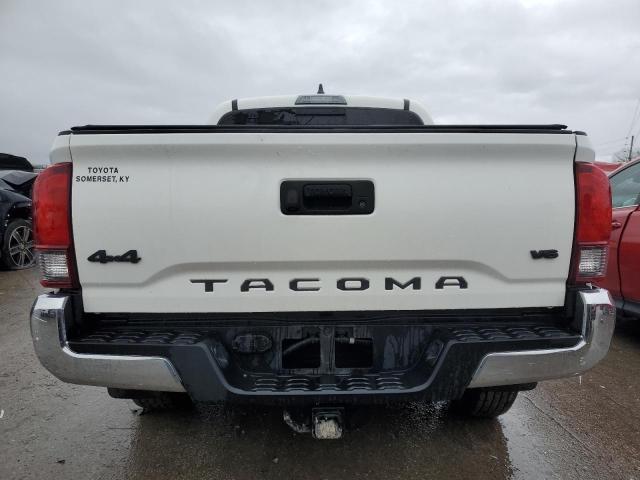 3TMCZ5AN8MM435961 - 2021 TOYOTA TACOMA DOUBLE CAB WHITE photo 6