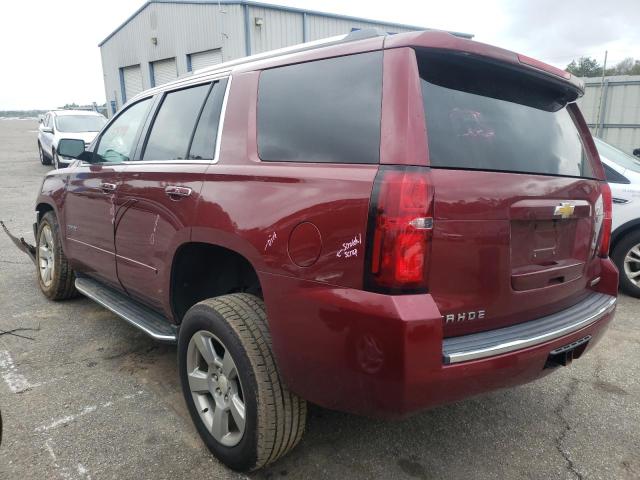 1GNSCCKC6KR165582 - 2019 CHEVROLET TAHOE C1500 PREMIER RED photo 2