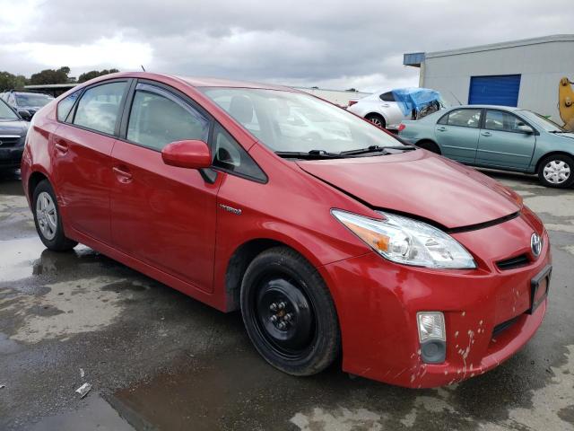 JTDKN3DUXB1319265 - 2011 TOYOTA PRIUS RED photo 4