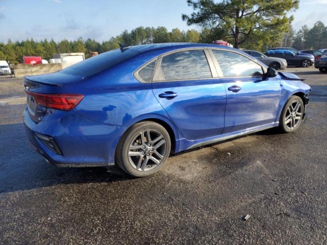 3KPF34AD2ME387349 - 2021 KIA FORTE GT LINE BLUE photo 3