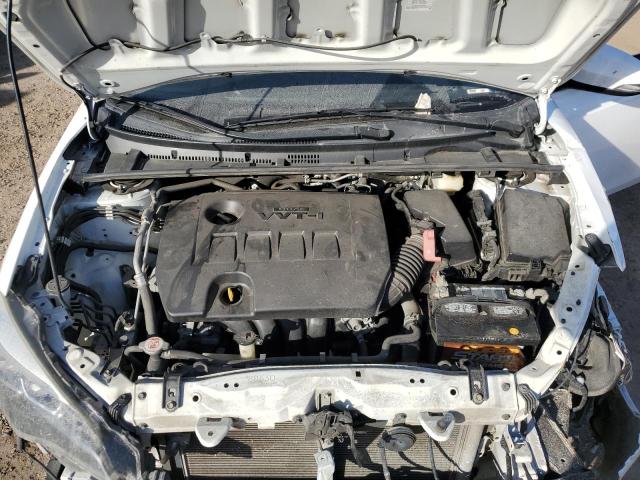 2T1BURHE5JC002447 - 2018 TOYOTA COROLLA L WHITE photo 11