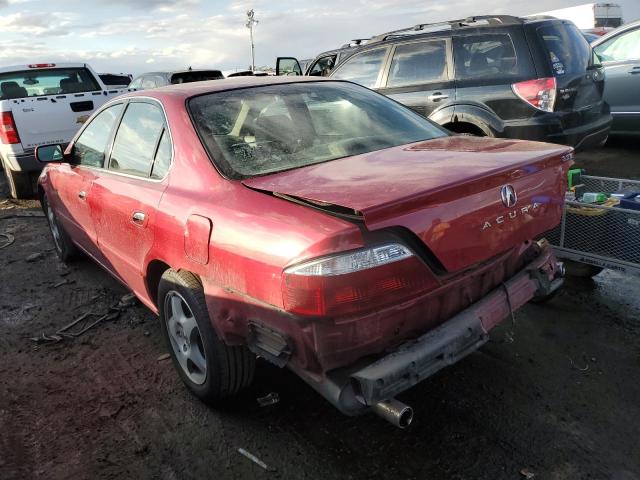 19UUA56662A044185 - 2002 ACURA TL RED photo 2