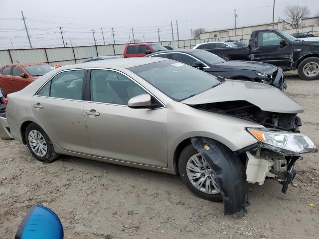 4T4BF1FK1ER361664 - 2014 TOYOTA CAMRY L GOLD photo 4