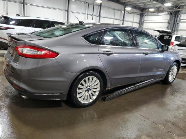 3FA6P0LU0DR324663 - 2013 FORD FUSION SE HYBRID GRAY photo 3