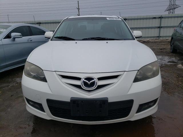 JM1BK323881873416 - 2008 MAZDA 3 S WHITE photo 5