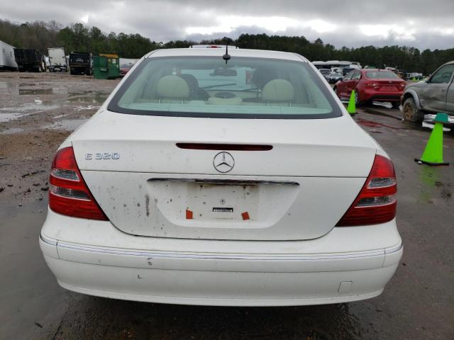 WDBUF65J13A301202 - 2003 MERCEDES-BENZ E 320 WHITE photo 6