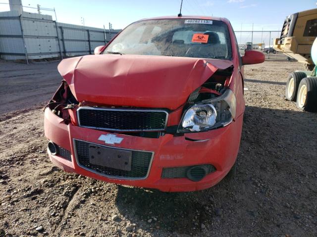 KL1TD66E99B692386 - 2009 CHEVROLET AVEO LS 红色 照片 5