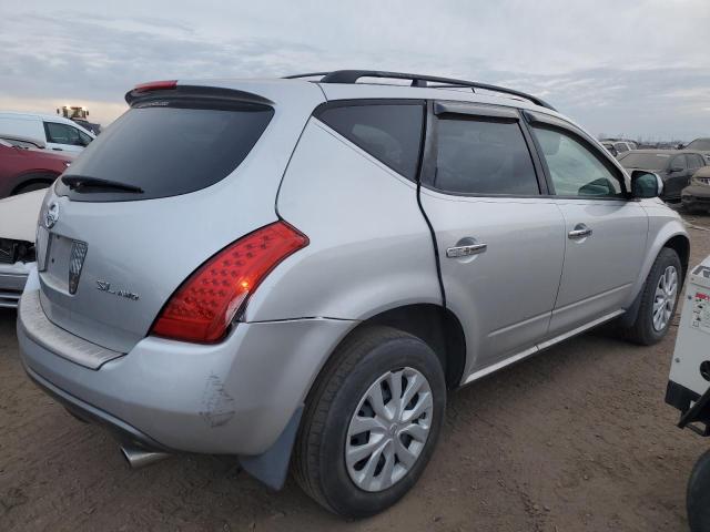 JN8AZ08W77W628524 - 2007 NISSAN MURANO SL SILVER photo 3