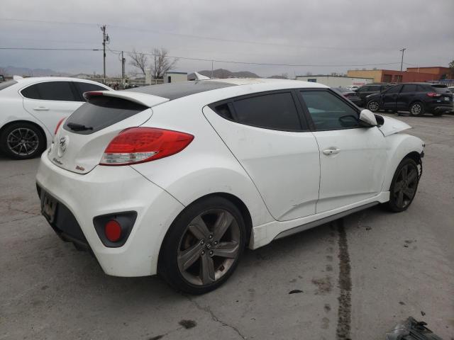 KMHTC6AE1FU231259 - 2015 HYUNDAI VELOSTER TURBO WHITE photo 3