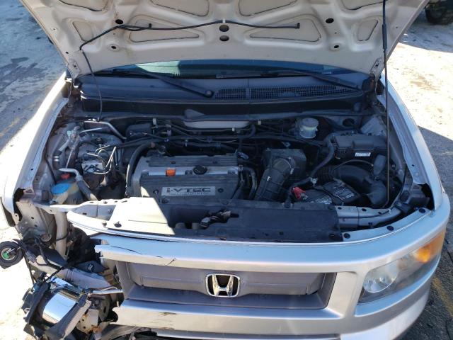 5J6YH18987L001999 - 2007 HONDA ELEMENT SC SILVER photo 11