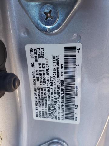 5J6YH18987L001999 - 2007 HONDA ELEMENT SC SILVER photo 12