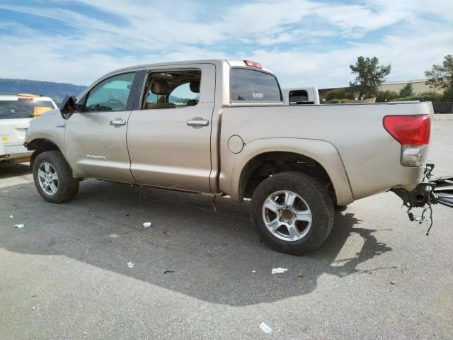 5TFDV58148X048049 - 2008 TOYOTA TUNDRA CREWMAX LIMITED TAN photo 2