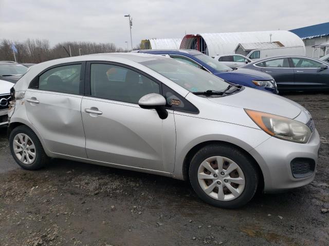 KNADM5A39D6129849 - 2013 KIA RIO LX SILVER photo 4