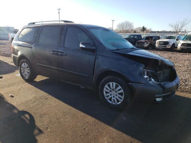 KNDMG4C78E6544893 - 2014 KIA SEDONA LX GRAY photo 4