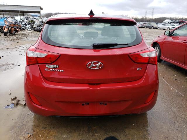 KMHD35LE5DU136955 - 2013 HYUNDAI ELANTRA GT RED photo 6