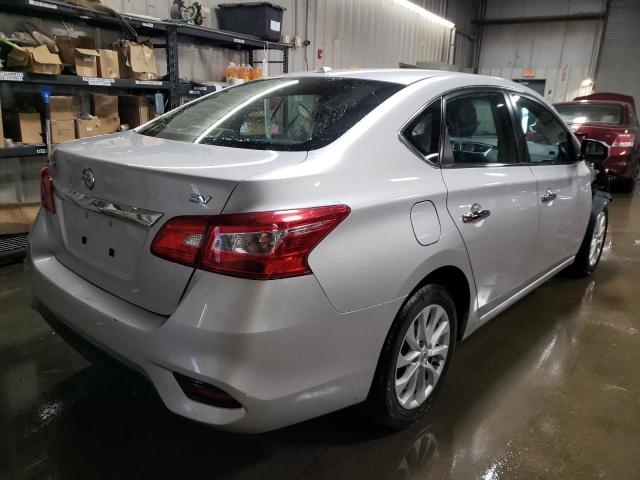 3N1AB7AP5KY416088 - 2019 NISSAN SENTRA S SILVER photo 3