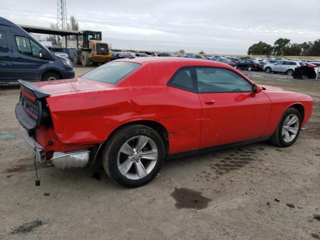 2C3CDZAG4PH573690 - 2023 DODGE CHALLENGER SXT RED photo 3