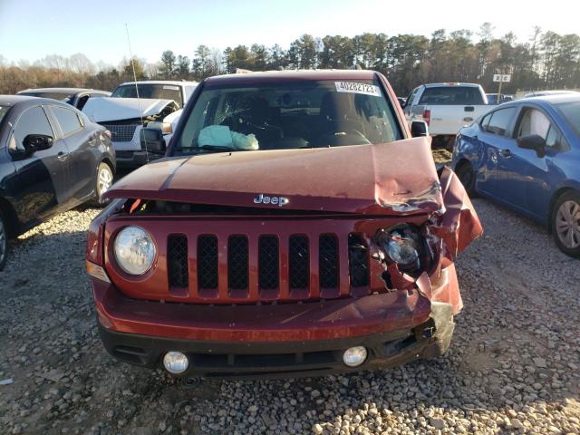 1C4NJPFB8HD184774 - 2017 JEEP PATRIOT LATITUDE MAROON photo 5