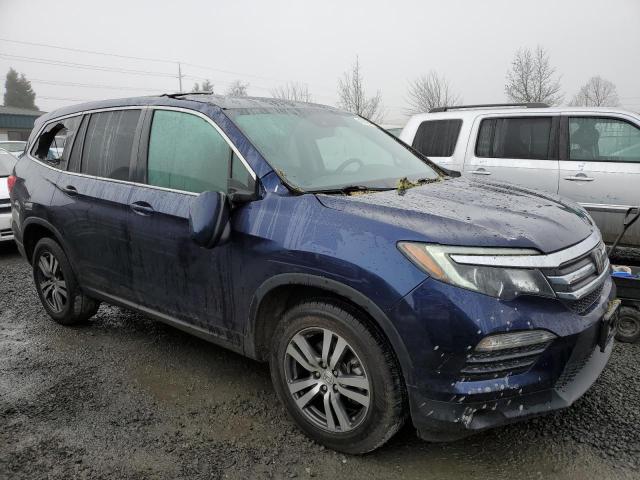 5FNYF6H67GB014180 - 2016 HONDA PILOT EXL BLUE photo 4