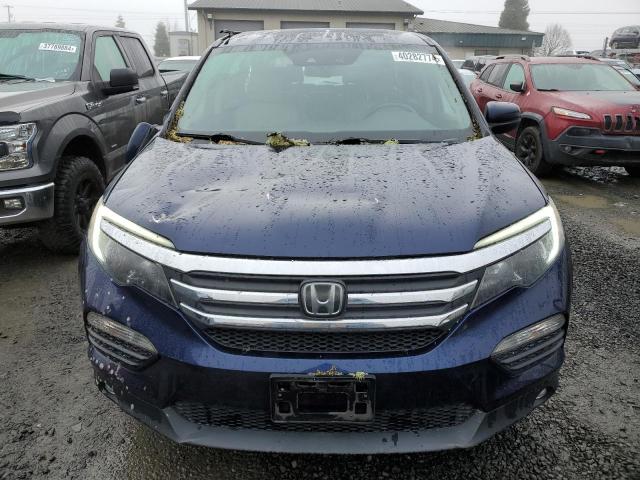 5FNYF6H67GB014180 - 2016 HONDA PILOT EXL BLUE photo 5