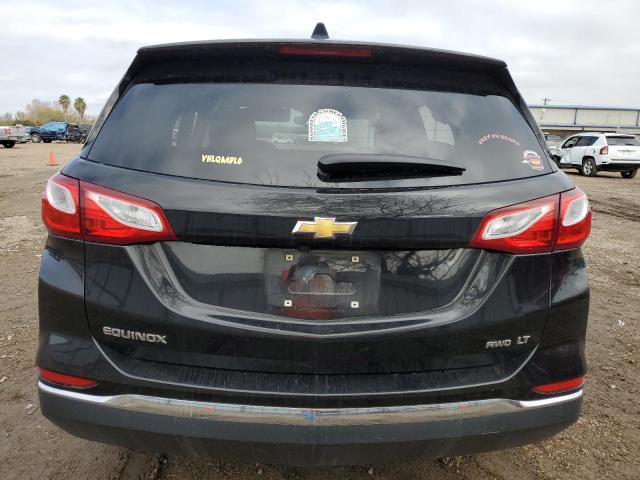 2GNAXUEV4L6104523 - 2020 CHEVROLET EQUINOX LT BLACK photo 6