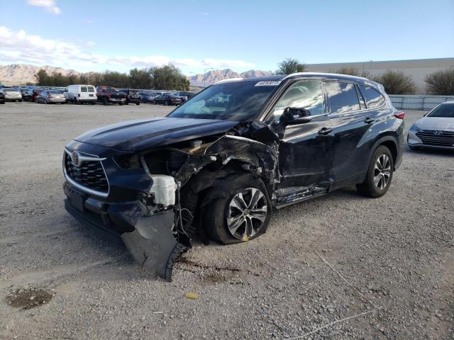 5TDGZRAH7LS501708 - 2020 TOYOTA HIGHLANDER XLE BLACK photo 1