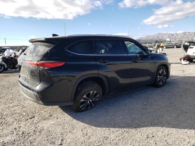 5TDGZRAH7LS501708 - 2020 TOYOTA HIGHLANDER XLE BLACK photo 3
