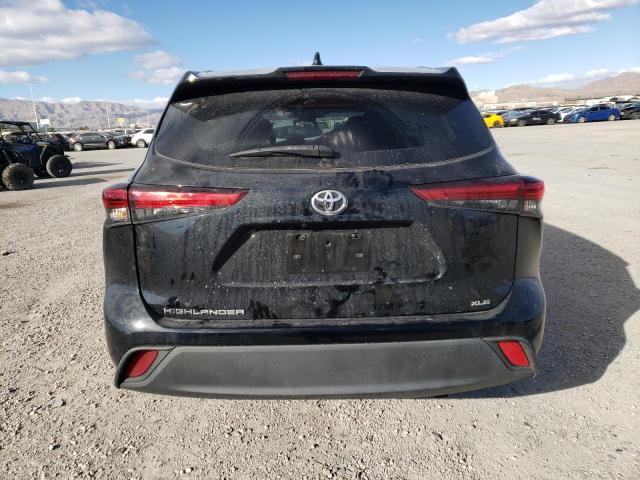 5TDGZRAH7LS501708 - 2020 TOYOTA HIGHLANDER XLE BLACK photo 6