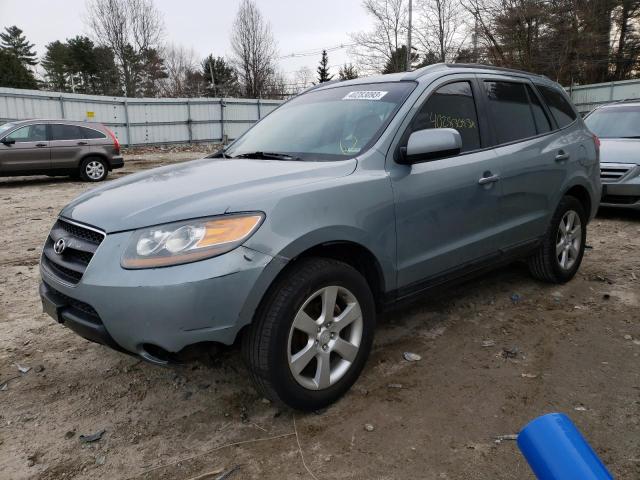 5NMSH13E57H094160 - 2007 HYUNDAI SANTA FE SE TEAL photo 1