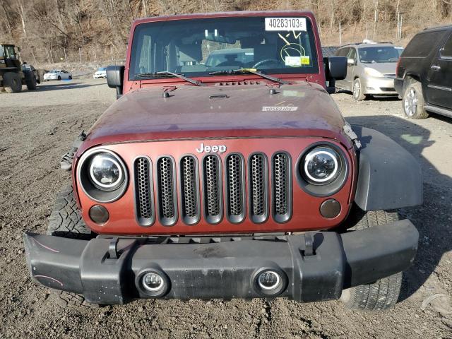 1J4FA24137L154100 - 2007 JEEP WRANGLER X BURGUNDY photo 5