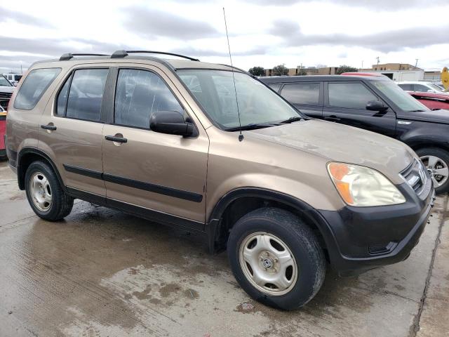 JHLRD68444C006624 - 2004 HONDA CR-V LX TAN photo 4