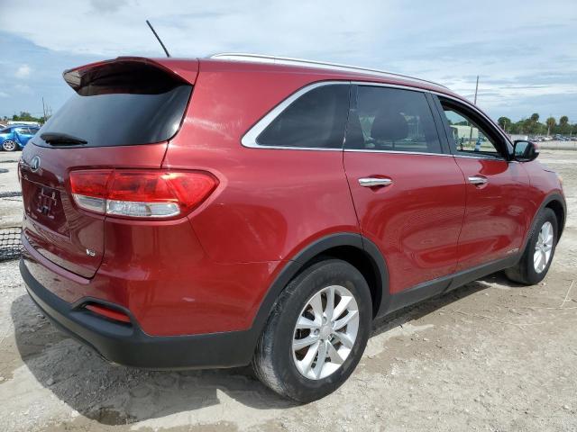 5XYPGDA59JG367874 - 2018 KIA SORENTO LX RED photo 3