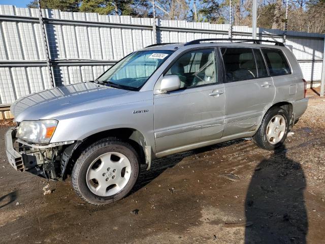 JTEEP21A160138140 - 2006 TOYOTA HIGHLANDER LIMITED SILVER photo 1