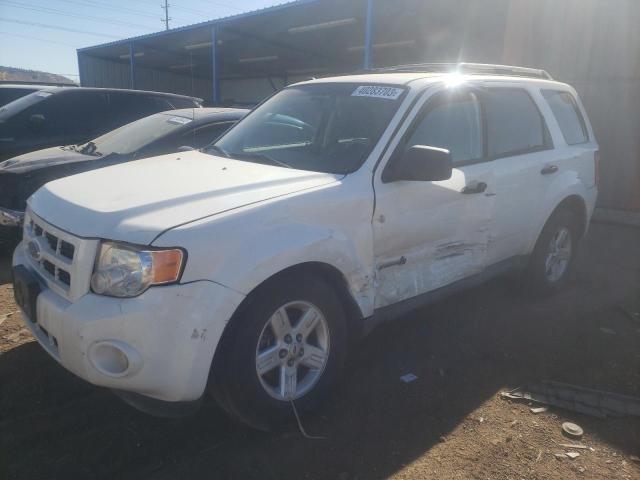 1FMCU59379KA10033 - 2009 FORD ESCAPE HYBRID WHITE photo 1