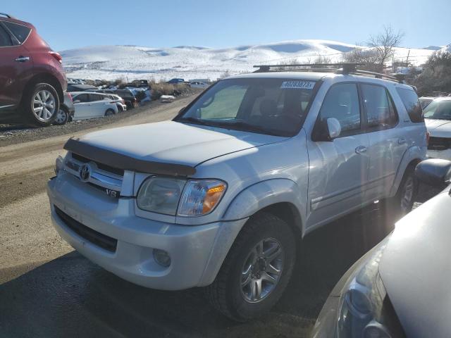 5TDBT48A15S245379 - 2005 TOYOTA SEQUOIA LIMITED WHITE photo 1