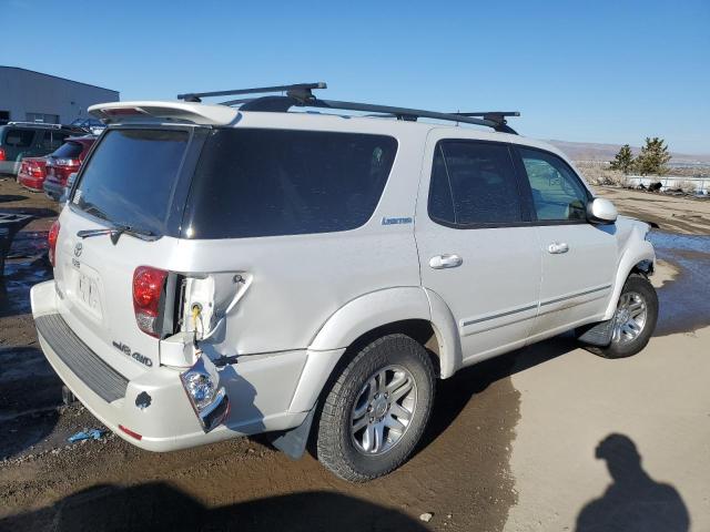 5TDBT48A15S245379 - 2005 TOYOTA SEQUOIA LIMITED WHITE photo 3