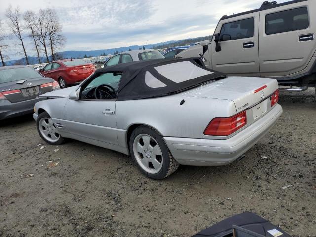 WDBFA68F1YF193124 - 2000 MERCEDES-BENZ SL 500 SILVER photo 2