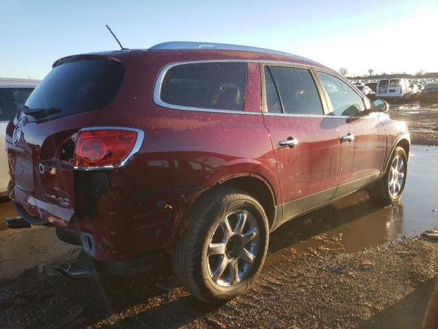 5GALRBED6AJ163016 - 2010 BUICK ENCLAVE CXL BURGUNDY photo 3